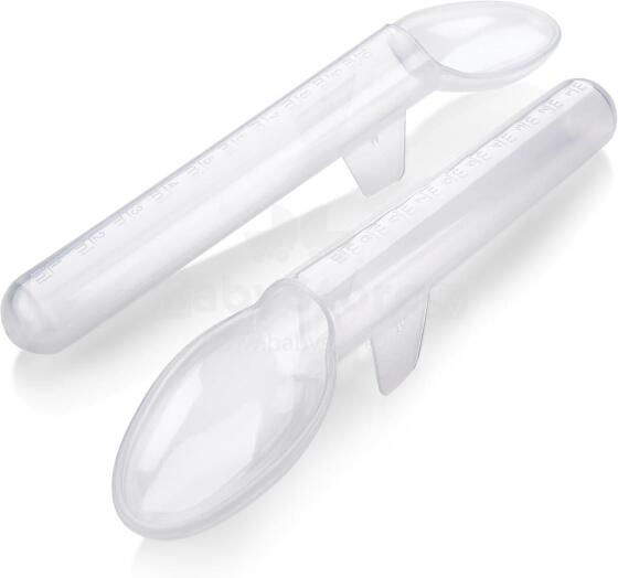 Calibrated Medicine Spoon for Kids Art.20888 Дозатор/ложка медикаментов,2 шт