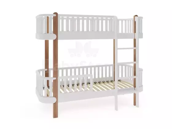 YappyKids YappyÉtude Art.388837 White Двухъярусная кровать 180x80см