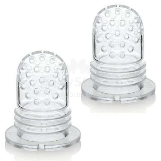 Kidsme Silicone Sac for Food Feeder Art.160352 Maināms uzgalis ,M izmērs, 4+ mēn. (2 gab.)