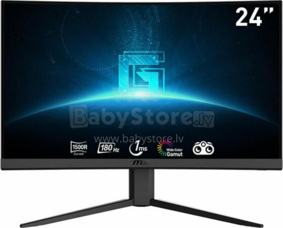 Monitors MSI G24C4 E2 23.6" VA 16:9 Curved 180 Hz