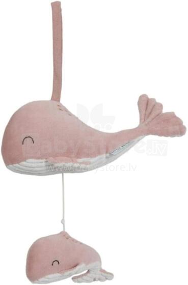 Little Dutch Music box Whale  Art.4800 Ocean Pink Подвесная музыкальная игрушка на  коляску/кроватку