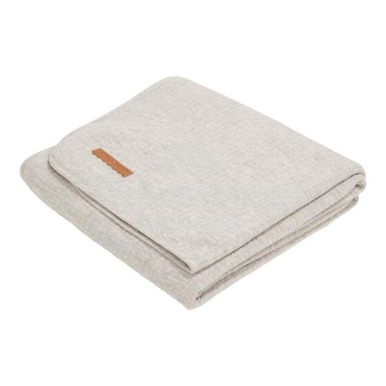 Little Dutch Summer Blanket  Art.TE12130130 Pure Grey Dabīgas kokvilnas pleds 110x140cm