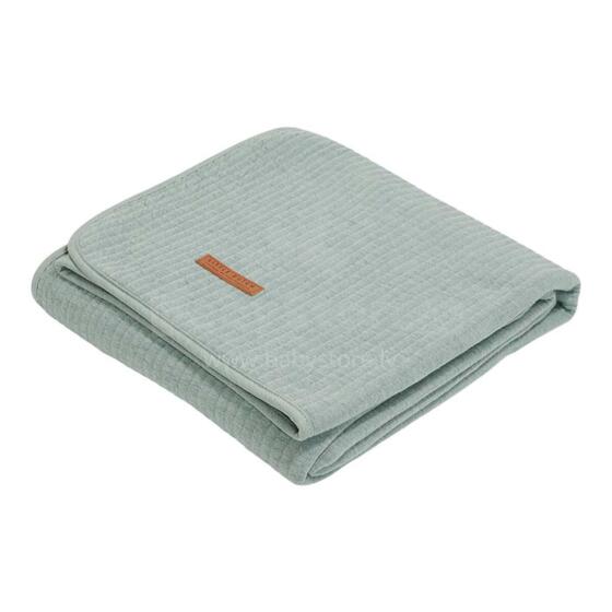 Little Dutch Summer Blanket  Art. TE12130110 Pure Mint  Хлопковый вязаный плед 110x140см
