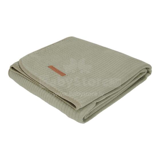 Little Dutch Summer Blanket  Art.TE12130111 Pure Olive Dabīgas kokvilnas pleds 110x140cm