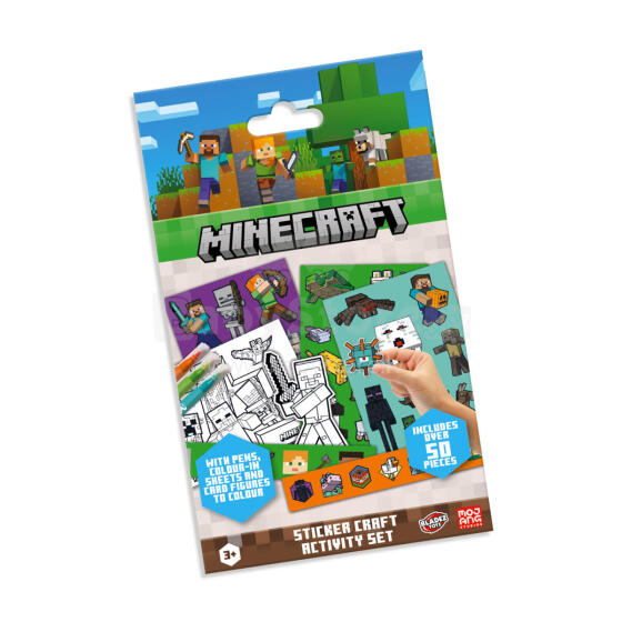MINECRAFT Набор для творчества с наклейками