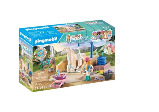 PLAYMOBIL WORLD OF HORSES  мойка с Изабеллой и Лионессой 71354