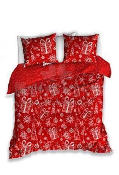 Carbotex Bedding Christmas Art.211270  Хлопковое постельное белье  160x200/70x80см