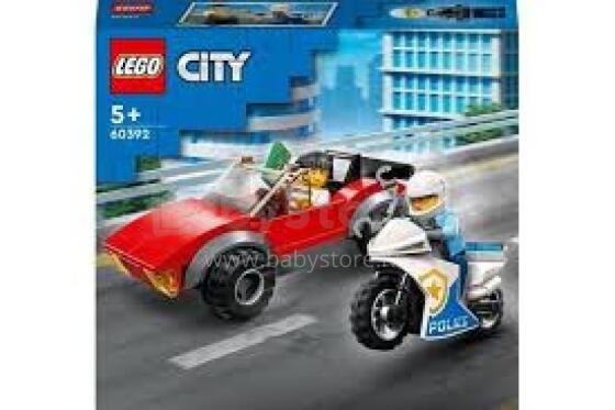 Lego®City Art.60392 Конструктор Полицейская машина,59 шт