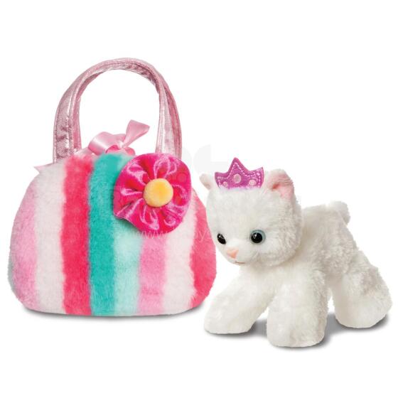 AURORA Fancy Pals Мягкая игрушка Кошка в сумке, 20 см