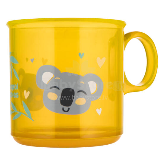 CANPOL BABIES cup with handle for toddlers EXOTIC ANIMALS, 170 ml, 2/100_yel