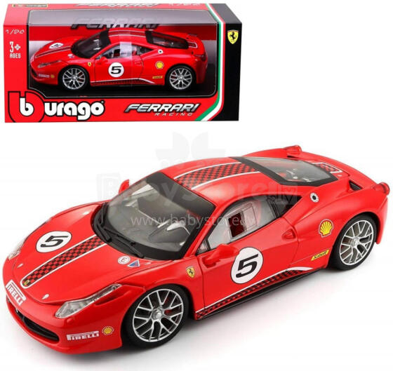 AUTO BBURAGO FERRARI 458 CHALLENGE 1:24