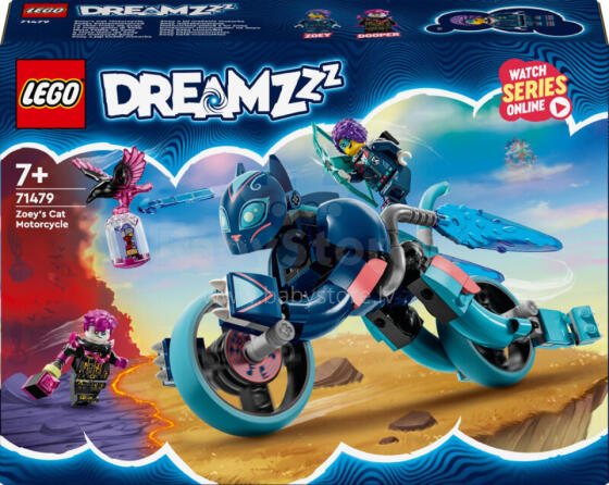 Motocikls LEGO DREAMZzz Zoe the Cat (71479)