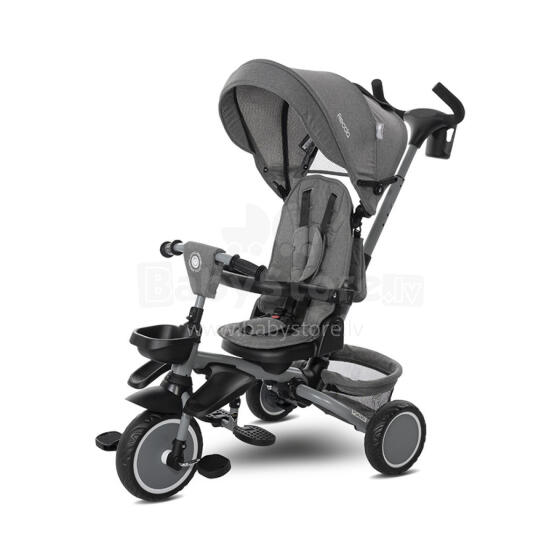 Lorelli Freccia Art.10050670001 Grey Bērnu  trīsritenis ar , rokturi un jumtiņu