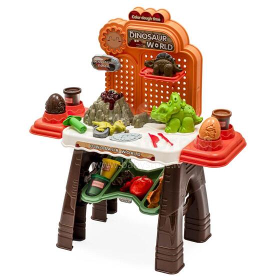 BabyMix Dino Art.53370 Игровой столик с пластилином Динозавры