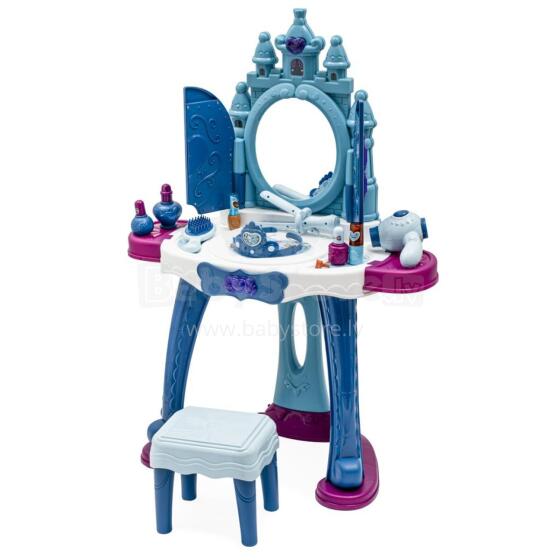 BabyMix Girls Set  Art.53367 Rotaļu galds meitenem ar krēsliņu,gaismu