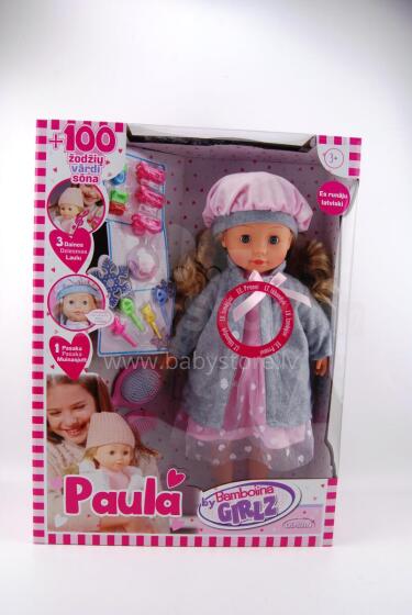 BAMBOLINA latviski runājoša lelle Paula, BD1679BLV