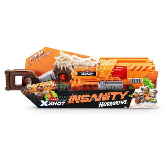 X-SHOT rotaļu pistole Insanity Horrorfire Doomsday, 36732