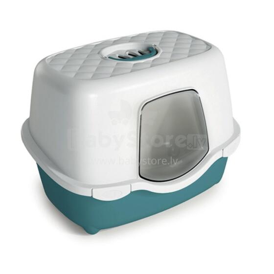 Cat toilet Tres Chic Indoor Filter 56x39x39cm white/green