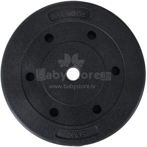Весовой диск Springos FA1018 20кг