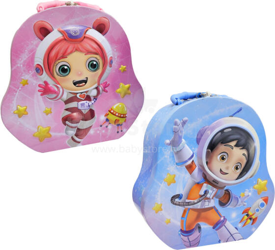SKARBONKA METALOWA ASTRONAUTA 2 WZORY