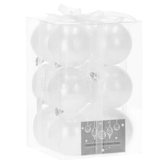 Ziemassvētku bumbiņas Springos CA0846  6cm 12 gab