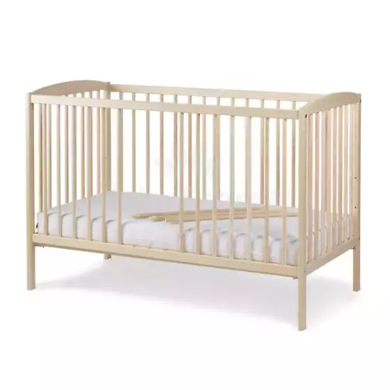 Nordbaby Cot Lassio 60x120 Art.213223 Natural Pine Bērnu koka gultiņa 120x60cm