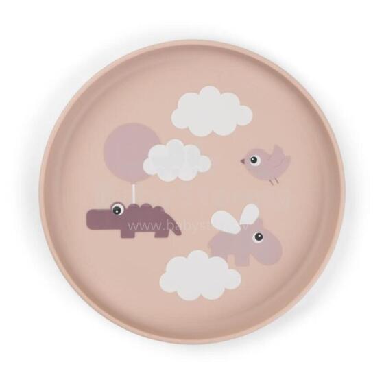 Done by Deer Foodie Plate Art.213401 Happy Сlouds Powder Детская тарелка