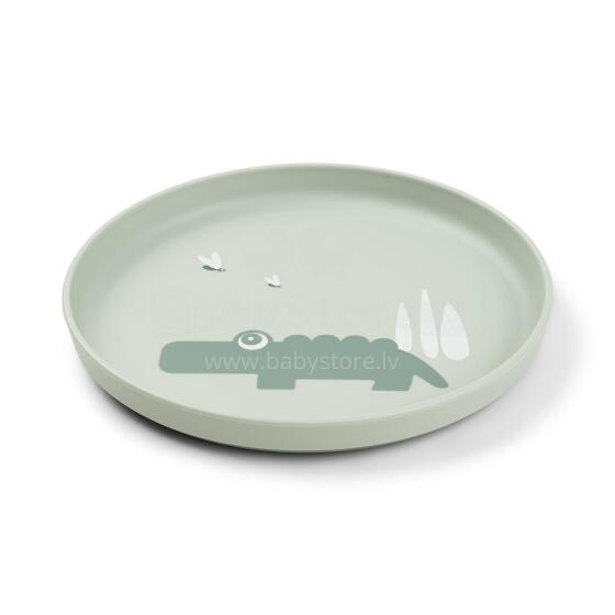 Foodie plate Croco Green
