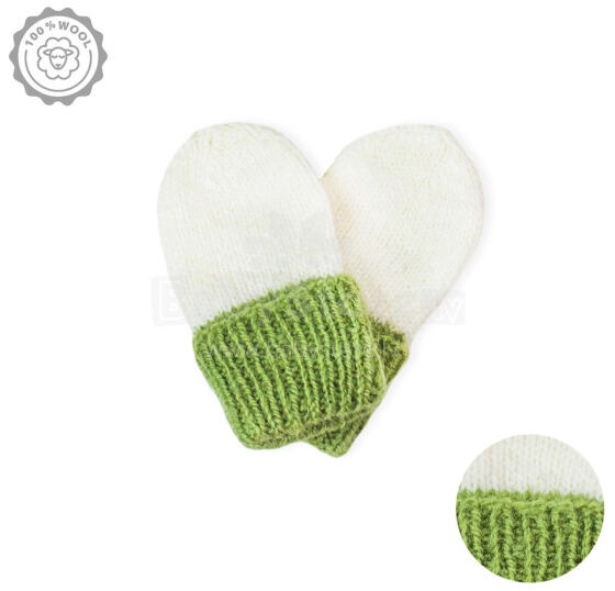 La Bebe™ Lambswool Natural Eco Baby Gloves Art.213949  Baby gloves