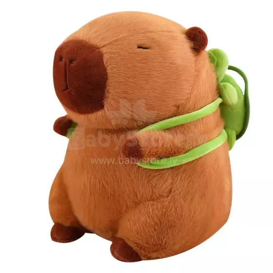 Сapibara Toys  Art.213965 Augstvērtīga mīksta plīša rotaļlieta Kapibara,23cm