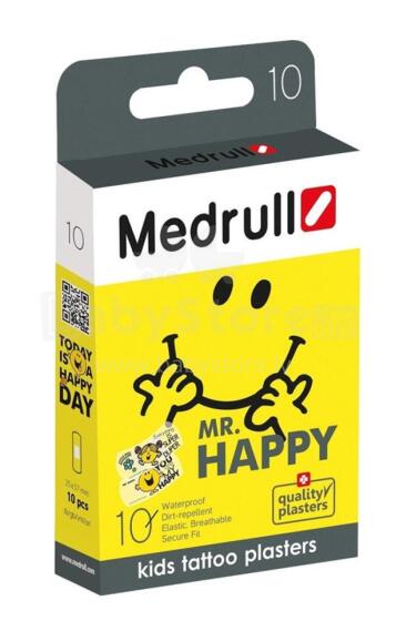 Medrull Mrs.Happy Art.150075  Пластырь для детей  , 10шт.