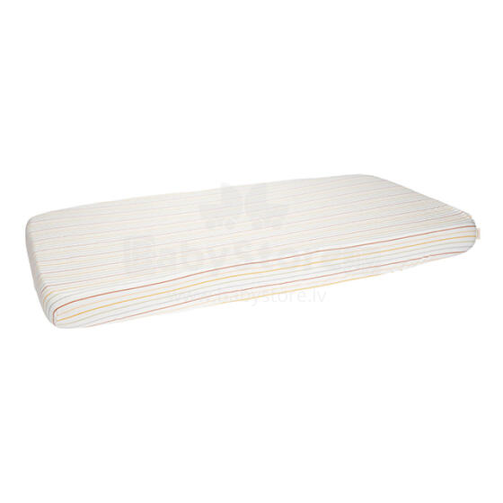 Little Dutch Jersey Sheet  Art.TE10502002 Sunny Stripes  palags ar gumiju 70x140/150cm