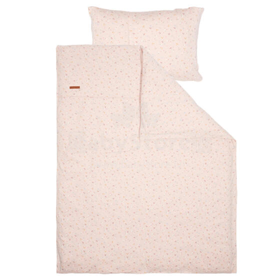 Little Dutch Bedding Set Art.TE10321550 Pink Flower Kokvilnas gultas veļas komplekts no 2 daļam 100x140