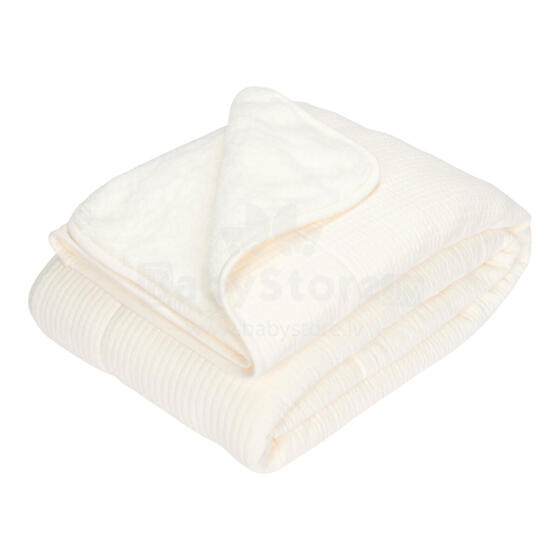 Little Dutch Cot Blanket Art.TE11092003 Soft White Детское одеяло из натурального  хлопка , 110х140см