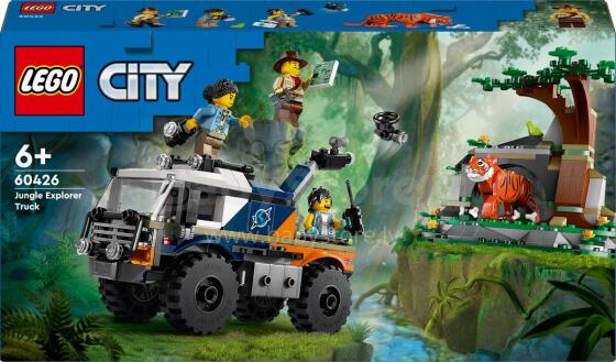 60426 LEGO® City Exploration Džungļu pētnieka bezceļu automašīna