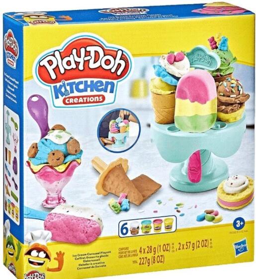 Hasbro PlayDoh Art.214709 Plastilīns Saldējuma Fabrika