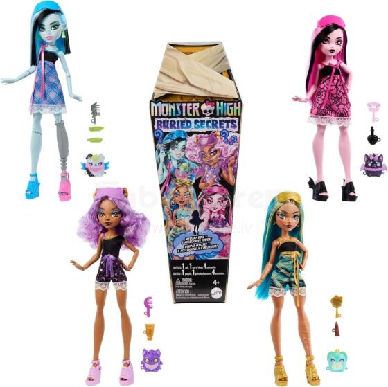 Monster High Surprise Doll  HYV64 загадочная кукла и 5 сюрпризов при распаковке,1 шт
