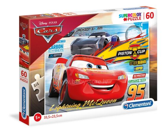 Clementoni pusle Cars 60 tk
