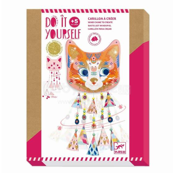 Djeco Kitty Art. DJ07955  Dari pats!-Vēja zvans -Kaķēns