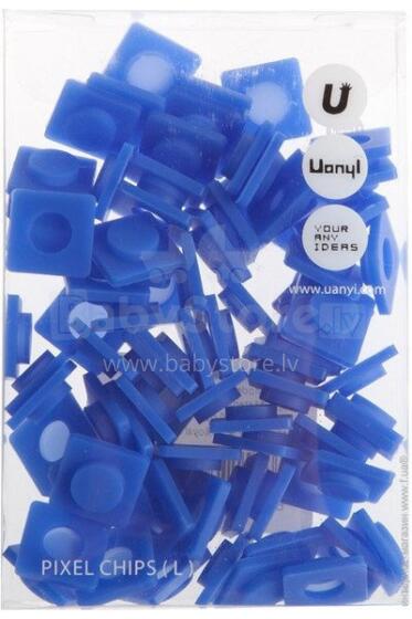 Upixel lisad suured klotsid sinine