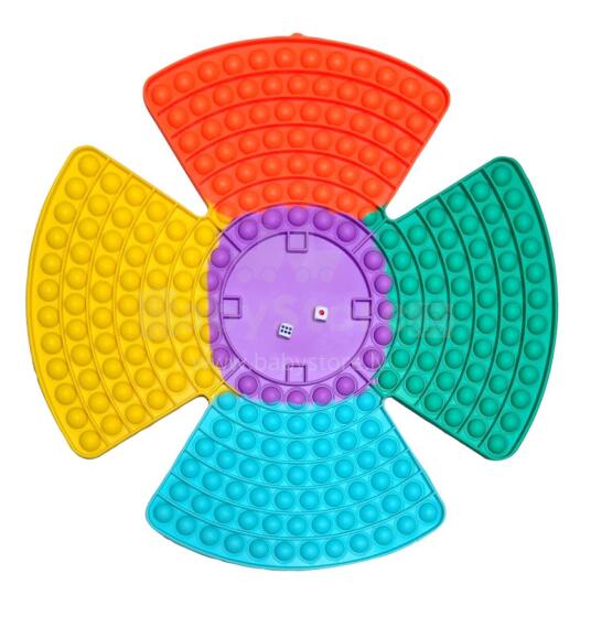 Pop it! Plõksuv mullimäng täringutega 40cm
