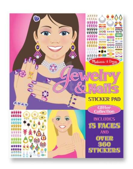 Melissa&Doug Jewellery&Nails Art.14190 Набор наклеек