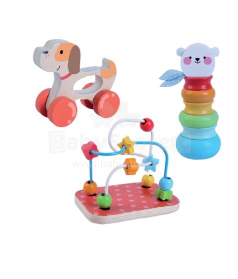 Gerardo's Toys puidust mänguasjade komplekt
