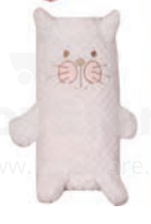 Womar Animal Art. 22018 White Cat Baby Micro fleece blanket 80x90 cm