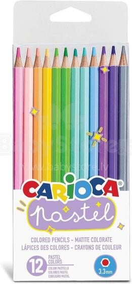 CARIOCA Värvipliiatsid 12 tk pastel