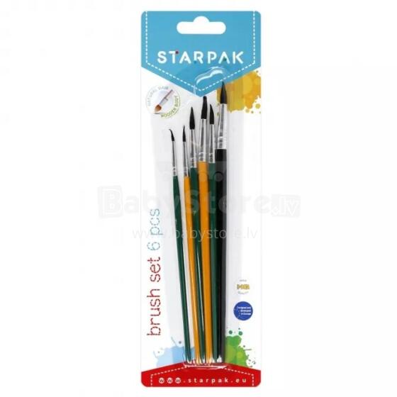 Starpak pintslite komplekt 6 tk