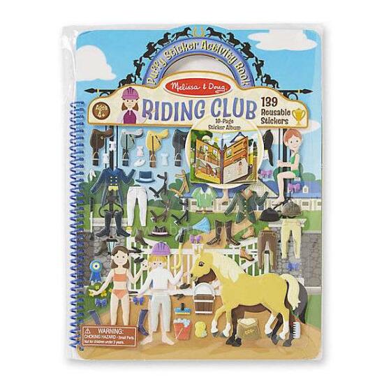 Melissa&Doug Riding Club Art.19410  uzlīmju komplekts