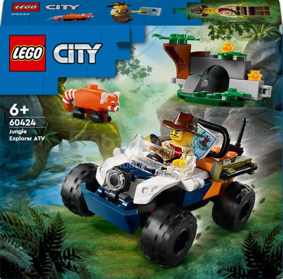 60424 LEGO® City Exploration Jungle Explorer ATV Red Panda Mission
