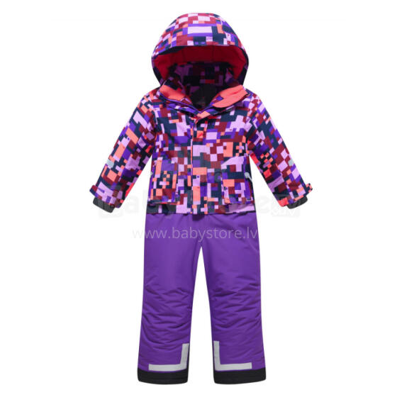 Sky Kids Winter Overall Art.9408 Purple Детский зимний термо комбинезон