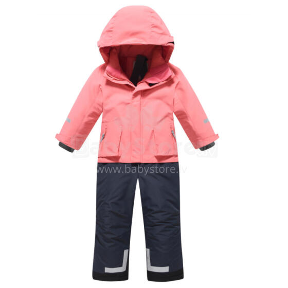 Sky Kids Winter Overall Art.9410 Pink Детский зимний термо комбинезон